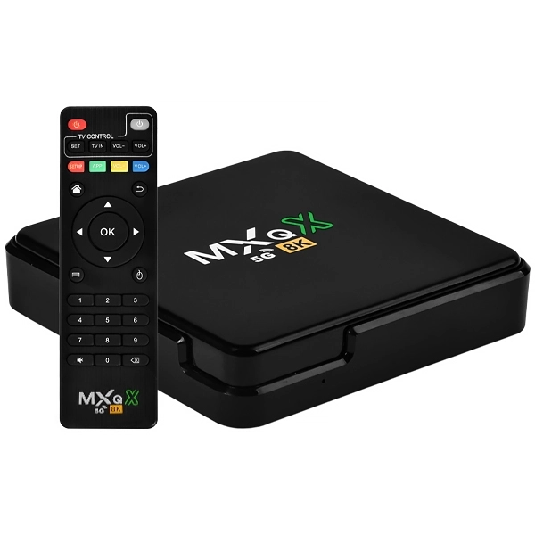 TV Box MXQ X 5G 8K Ultra HD de 128GB/32GB de RAM - Negro