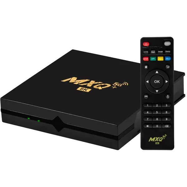 TV BOX MXQ + 8K 5G  (64GB+256GB) ANDROID 15.0 PRETO