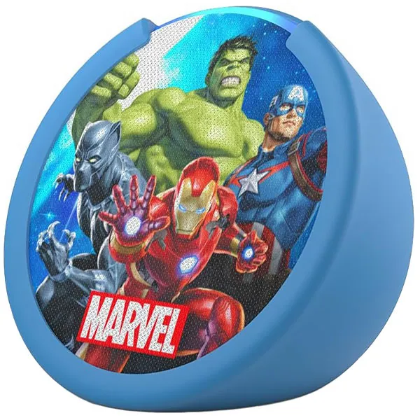 SPEAKER AMAZON ECHO POP KIDS ALEXA C2H4R9 BLUETOOTH MARVEL