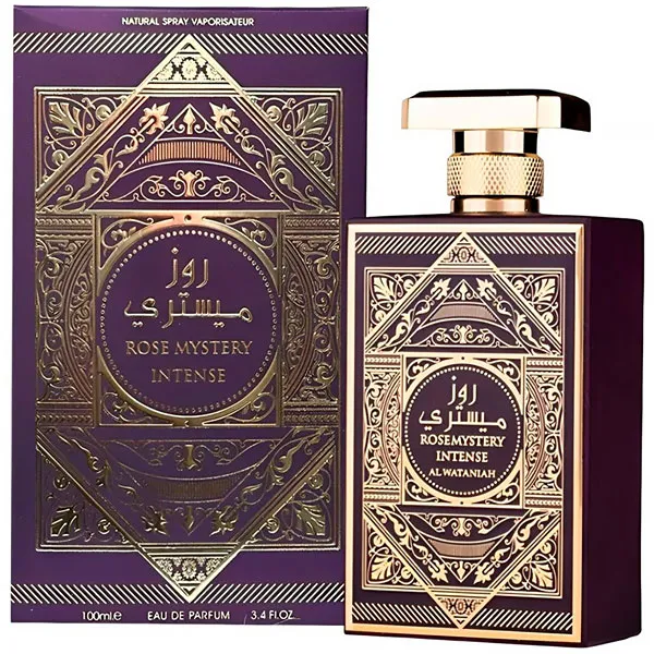 PERFUME FEMININO ARABE AL WATANIAH ROSE MYSTERY INTENSE EDP 100ML(5853