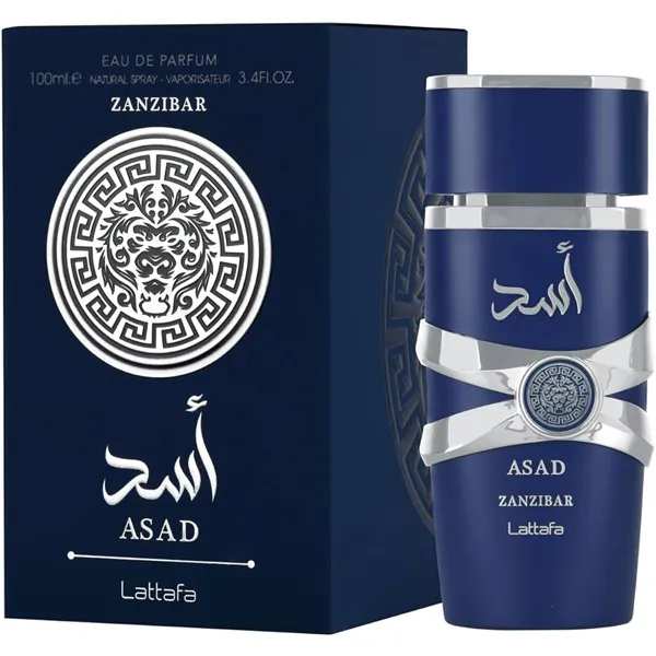 PERFUME MASCULINO ARABE LATTAFA ASAD ZANZIBAR BLUE EDP 100ML (598666)