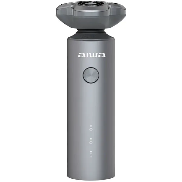 BARBEADOR AIWA AWAB6004 3CABECA IPX7 WATERPROOF RECARREGAVEL CINZA