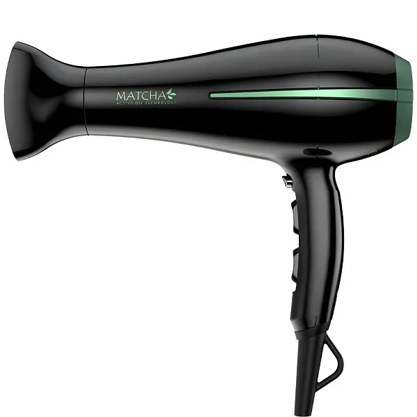 Secador de Cabelo GAMA Bora Matcha-DW 1.900 watts 127V ~ 60Hz - Preto/Verde