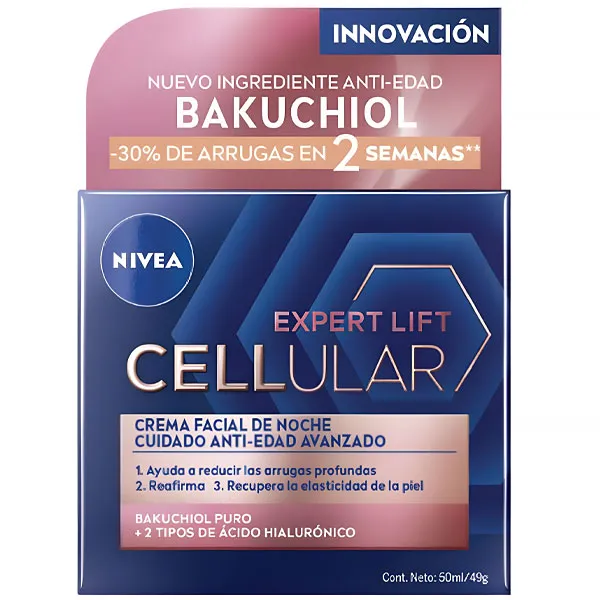 CREME FACIAL NIVEA CELLULAR ANTISSINAIS EXPERT LIFT NOITE 50ML(713636)