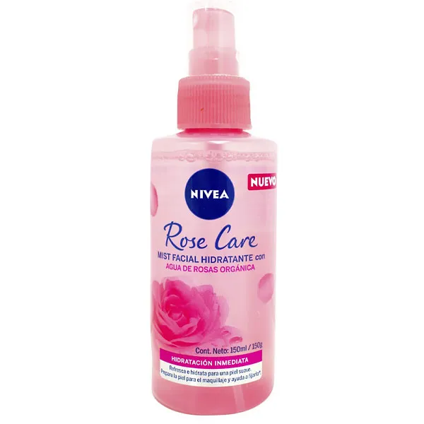 MIST FACIAL NIVEA ROSE CARE HIDRATANTE 150ML