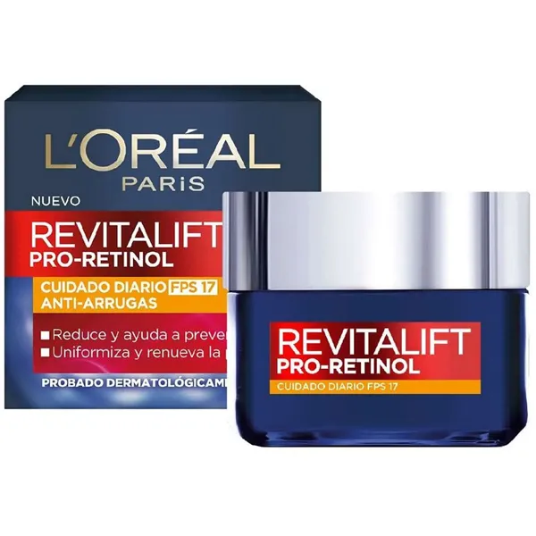 CREME FACIAL LOREAL REVITALIFT PRO-RETINOL ANTISSINAIS FPS 17 50ML(255