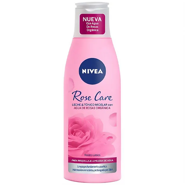 LOCAO FACIAL NIVEA ROSE CARE LECHE & TONICO MICELAR 2EM1 200ML(773845)