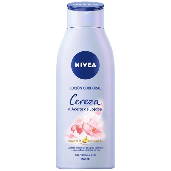 LOCAO NIVEA CEREZA & ACEITE DE JOJOBA CORPO 400ML (399953)