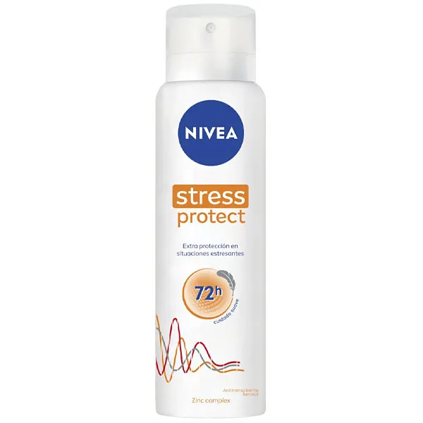 DESODORANTE NIVEA AEROSSOL FEMININO STRESS PROTECT 72H 150ML