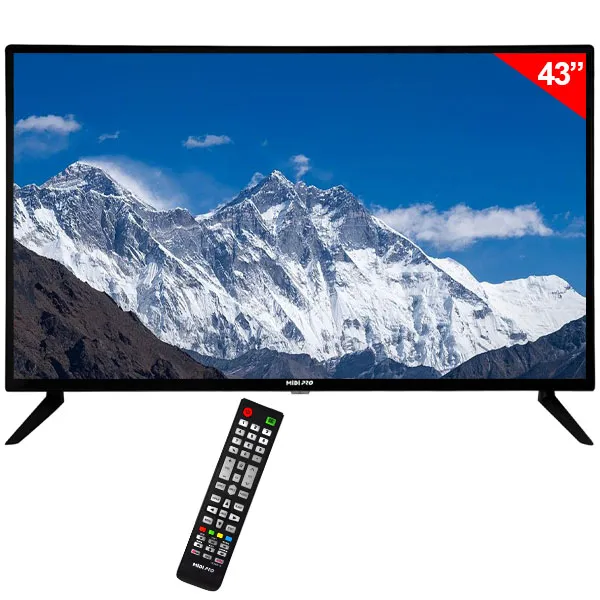 Smart TV LED 43" MIDI PRO MDP-4303 Full HD Wi-Fi com Conversor Digital