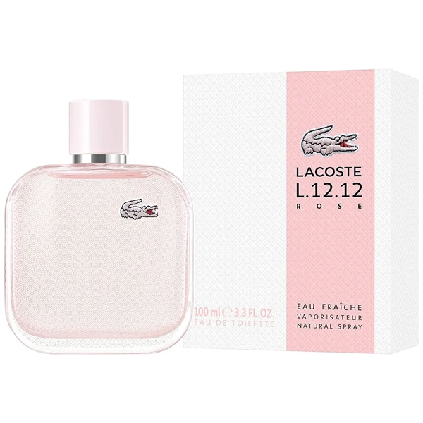 Perfume Femenino Lacoste L.12.12 Rose Eau Fraiche EDT 100 ml