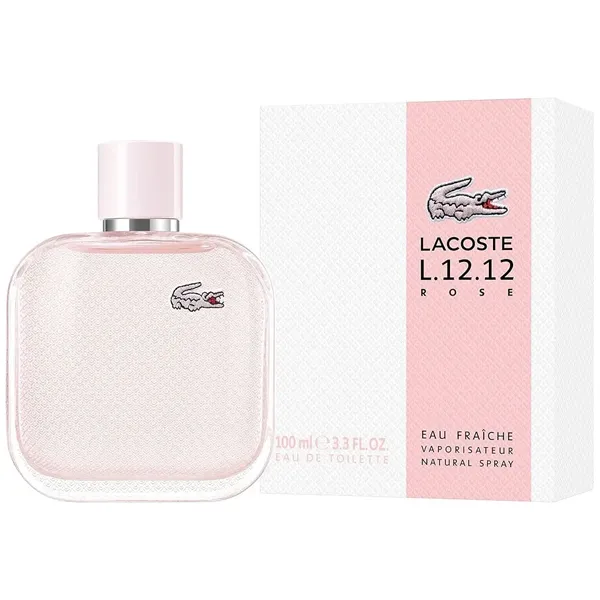 PERFUME FEMININO LACOSTE L.12.12 ROSE EAU FRAICHE EDT 100ML (149242)