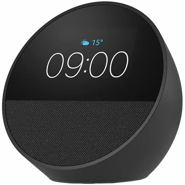 SPEAKER AMAZON ECHO SPOT ALEXA BV84J9 BLUETOOTH PRETO