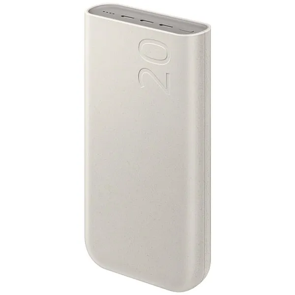 CARREGADOR PORTATIL USB-C SAMSUNG EB-P4520XUEGWW 20000MAH 3SAIDA BEIGE