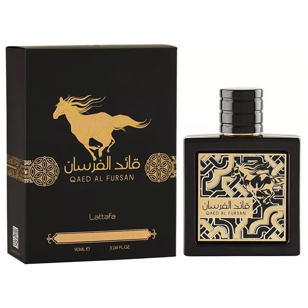 PERFUME MASCULINO ARABE LATTAFA QAED AL FURSAN EDP 90ML (455365).
