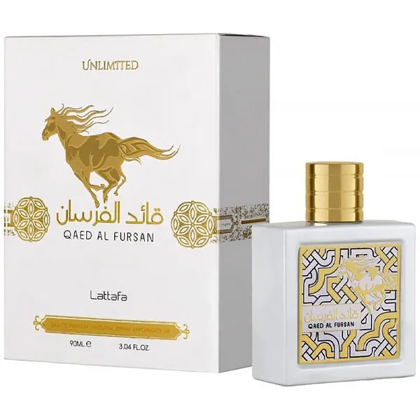 PERFUME FEMININO ARABE LATTAFA QAED AL FURSAN UNLIMITED EDP 90ML(9020.