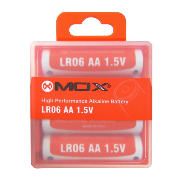 Pila Alcalina AA MOX LR6 1.5V - 4 Unidades
