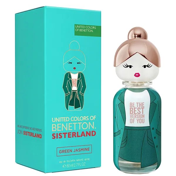 Perfume Feminino Benetton Sisterland Green Jasmine EDT 80 ml
