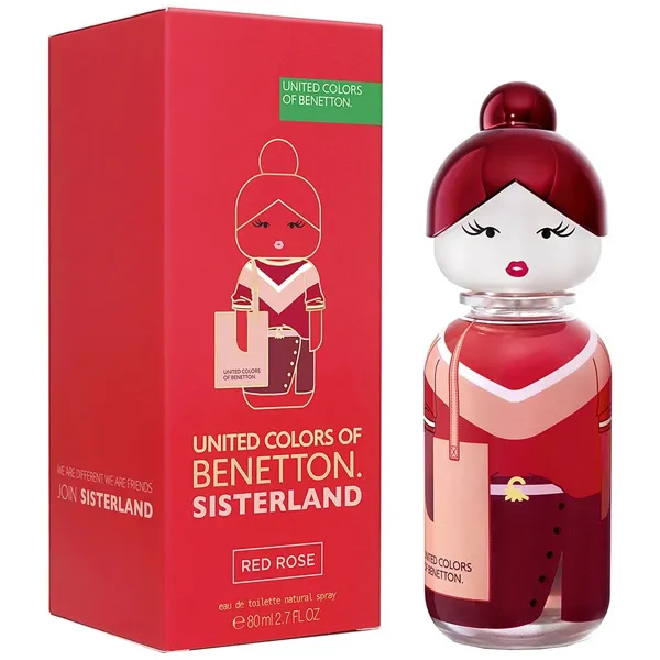 Perfume Feminino Benetton Sisterland Red Rose EDT 80 ml