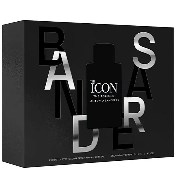 PERFUME MASCULINO ANTONIO BANDERAS THE ICON EDP 100M+DEO 150ML KIT(657
