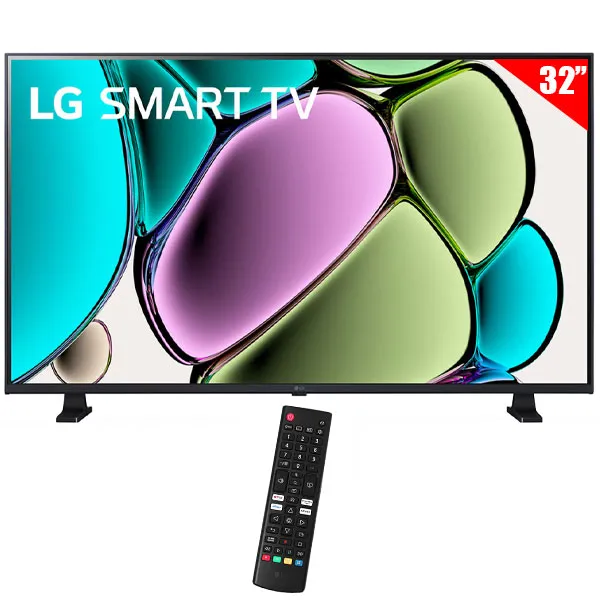 Smart TV LED 32" LG 32LR650BPSA HD webOS AI ThinQ Wi-Fi/Bluetooth com Conversor Digital
