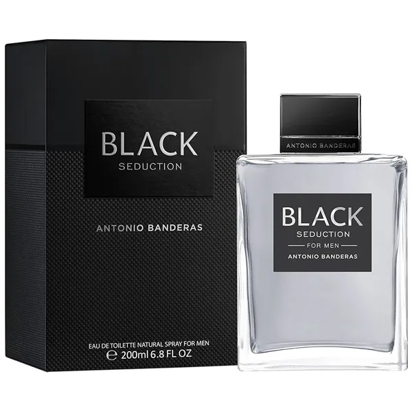 Perfume Masculino Antonio Banderas Black Sedution EDT 200 ml