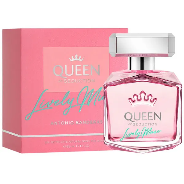 Perfume Feminino Antonio Banderas Queen of Seduction Lively Muse EDT 50 ml