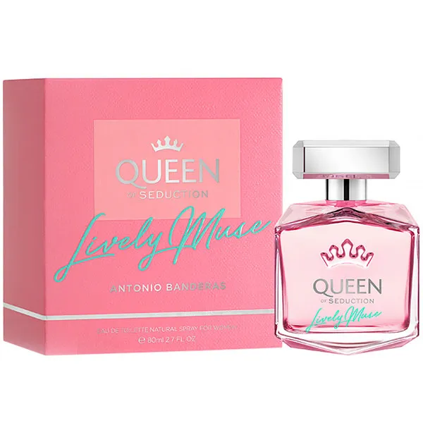 PERFUME FEMININO ANTONIO BANDERAS QUEEN OF SEDUCT LIVELY MUS EDT80(195