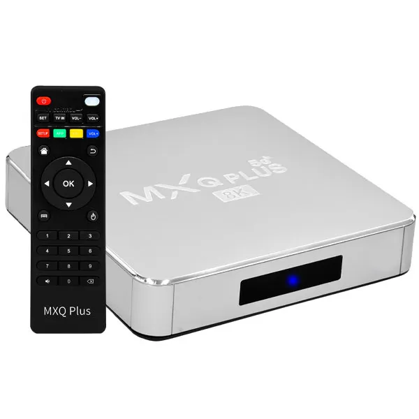 TV BOX MXQ PLUS 8K ULTRA HD 5G  (32GB+128GB) ANDROID 11.0 SILVER