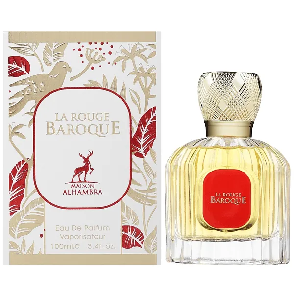 PERFUME FEMININO ARABE MAISON ALHAMBRA BAROQUE LA ROUGE EDP 100ML (141