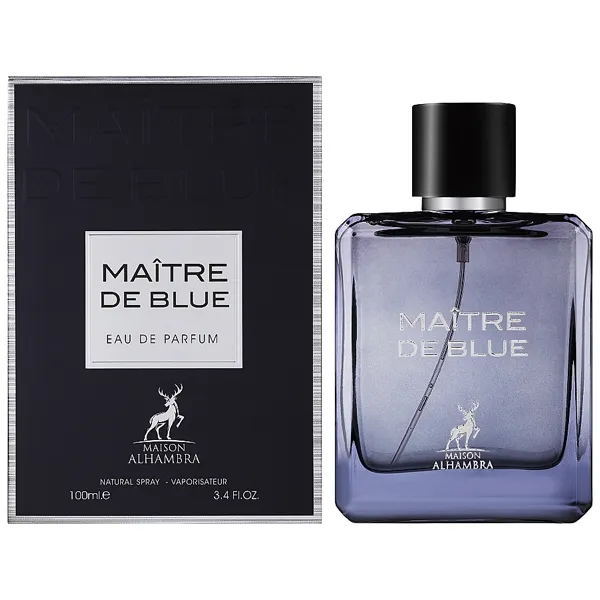 PERFUME MASCULINO ARABE MAISON ALHAMBRA MAITRE DE BLUE EDP 100ML(9165)