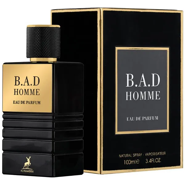 PERFUME MASCULINO ARABE MAISON ALHAMBRA B.A.D HOMME EDP 100ML(459134).