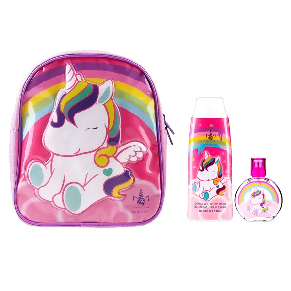 PERFUME INFANTIL MY UNICORN EDT 50ML +GEL BANHO 300ML+MOCHILA KT(9874)