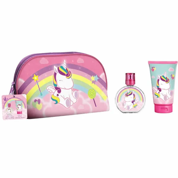 Kit Perfume Infantil Eau My Unicorn EDT 50 ml + Gel de Banho + Nécessaire