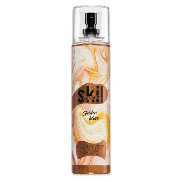 COLONIA FEMININO SKIL GOLDEN KISS GLITTERING MIST 250ML (595506)