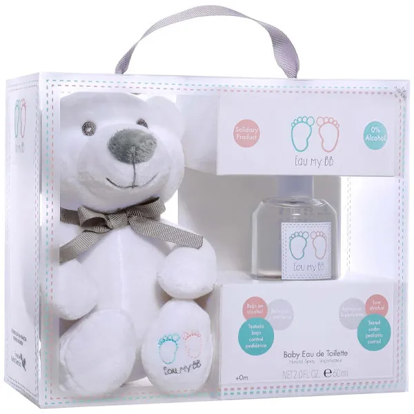 Perfume Infantil Eau My BB EDS 60 ml + Pelúcia