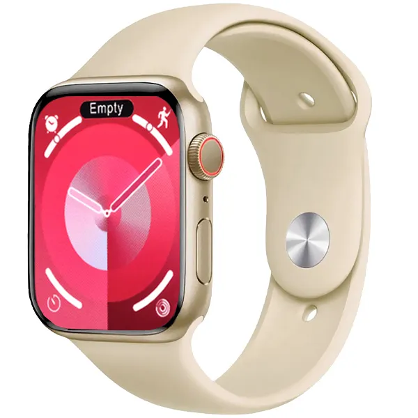 RELOGIO BLULORY GLIFO 9 2024 SMART WATCH DOURADO/BEIGE