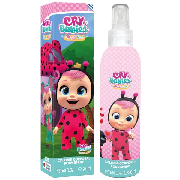 COLONIA INFANTIL CRY BABIES BODY SPRAY 200ML (087238)