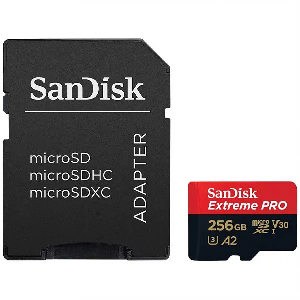 MEMORIA  MICRO-SD SANDISK SDSQXCD 256GB EXTREME PRO 200MB/S VEM/PRE