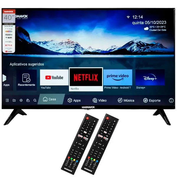 TV  MAGNAVOX 40" 40MEZ443 SMART FULL HD ANDROID+CONVERSOR