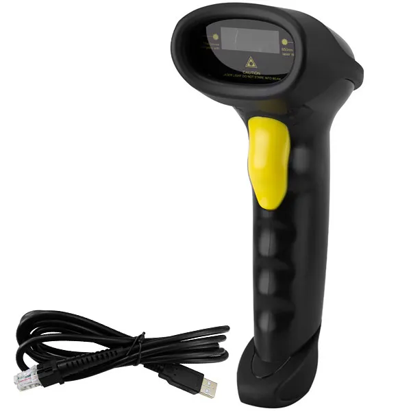 LEITOR DE CODIGO BARRA QUANTA QTLCB200 1D PRETO/AMARELO