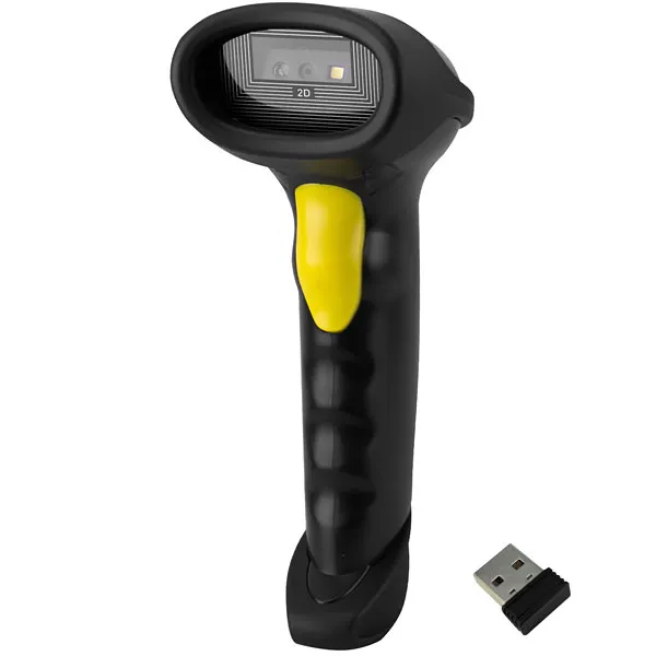 Lector de Código de Barras Quanta QTLCF300 300 Líneas por Segundo - Negro/Amarillo