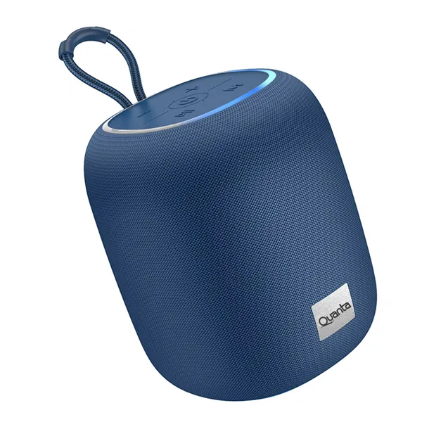 SPEAKER QUANTA QTSPA10 TWS BLUETOOTH RGB USB M.SD AUX 10WATTS AZUL