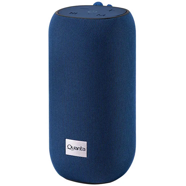 SPEAKER QUANTA QTSPN5 TWS BLUETOOTH USB M.SD FM P.AGUA 5WATTS AZUL