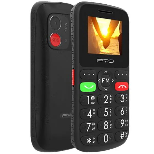 Celular IPRO F189 Dual SIM Tela de 1.8" Câmera/Rádio FM - Preto