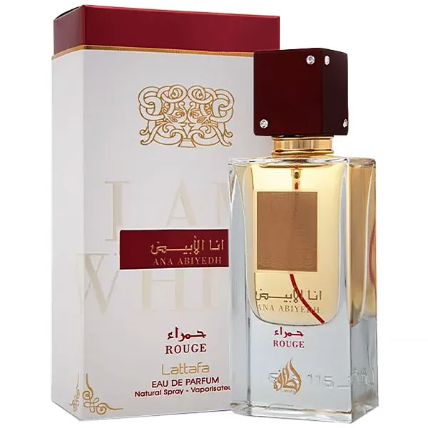 PERFUME UNISSEX ARABE LATTAFA ANA ABIYEDH ROUGE EDP 60ML (454412)