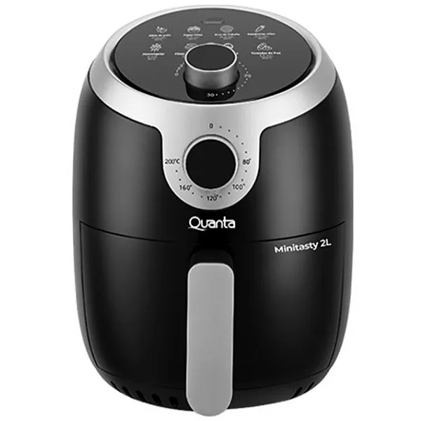 FRITADEIRA ELETRICA QUANTA QTAF230 AIR FRYER 2LTS 220V/50/60HZ PRE/SIL