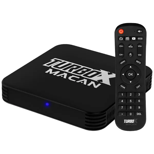 RECEPTOR FTA *AUDISAT MACAN TURBO X IPTV WIFI EMBUTIDO ANDROID 12 PRET