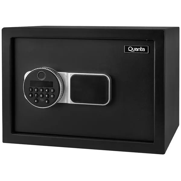 Cofre Digital Quanta QTCFB16 16.5 Litros Contraseña de 8 Dígitos a Pila - Negro