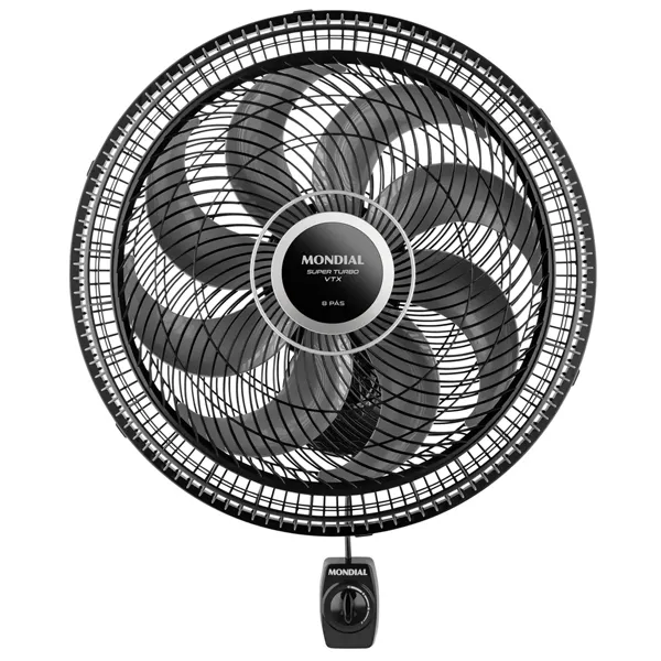 VENTILADOR MONDIAL VTX-40P-8P PAREDE 140WATTS 220V/60HZ PRETO